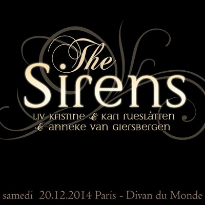 The Sirens en concert à  Paris le 20 décembre