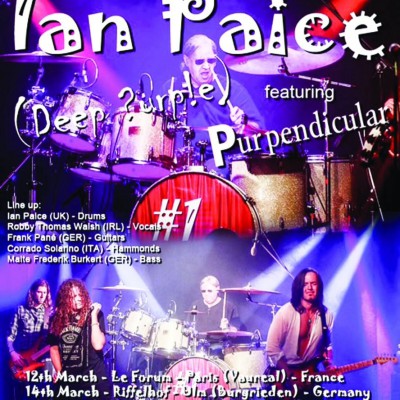Ian Paice, batteur de Deep Purple sera au Forum de Vauréal en Mars