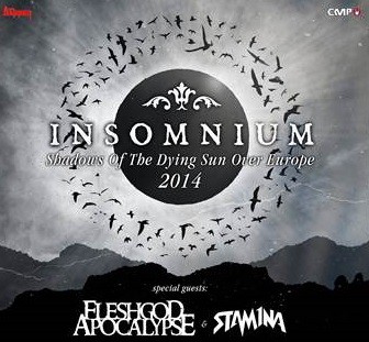 Insomnium (+ Fleshgod Apocalypse et Stam1na) à  Cologne (16.11.2014)