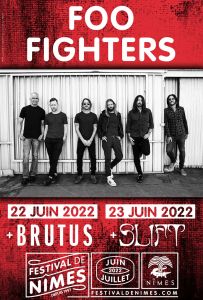 Foo Fighters aux Arènes de Nîmes les 22 et 23 juin 2022