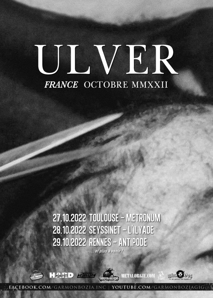 ulver french tour part 1 poster