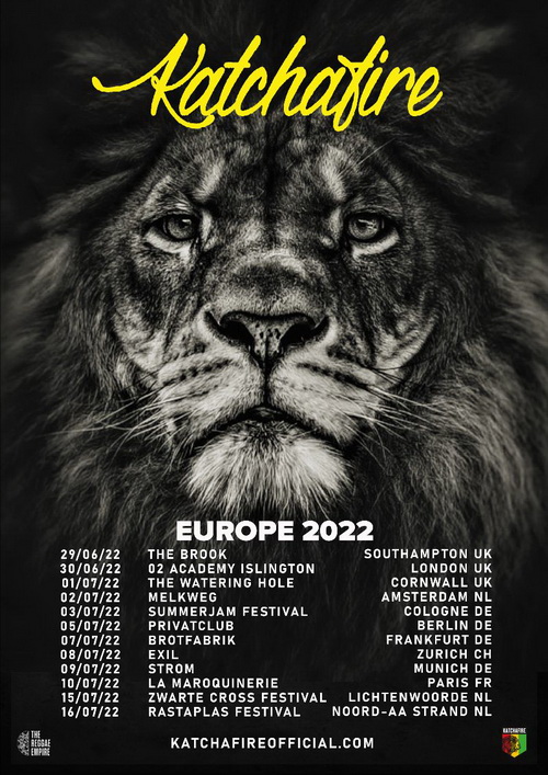 Katchafire en tournée en europe
