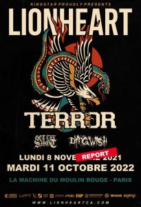 Lionheart, Terror, Get The Shot, Dying Wish à la Machine Du Moulin Rouge (Paris) – 11/10/22