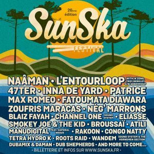SunSka Festival 26ème – Nouveaux Noms