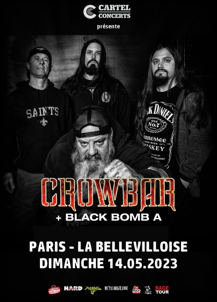 Crowbar Black Bomb A concert Paris 2023