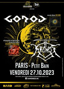 Gorod et Kronos à Paris en octobre prochain !