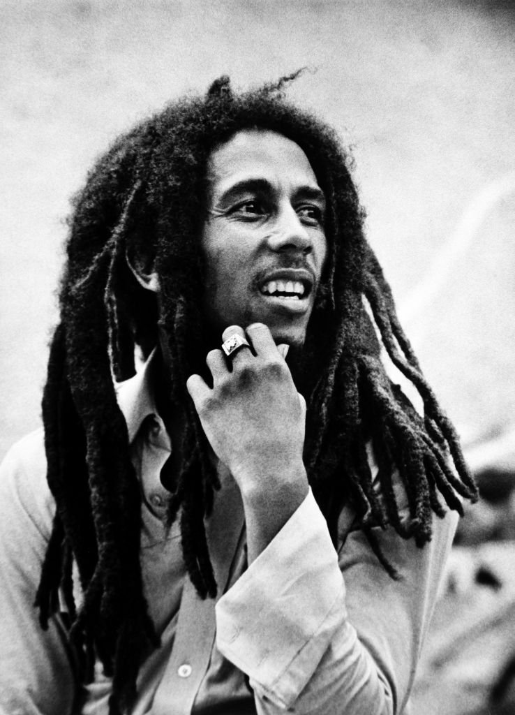 Bob Marley backstage at the 1979 Sunsplash concert in Jamaïca