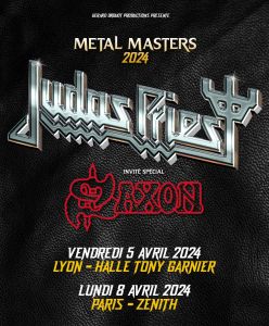 Judas Priest de passage en France en avril 2024