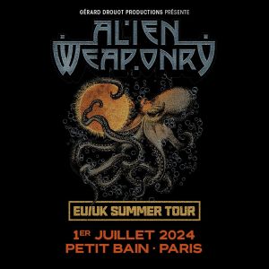 Alien Weaponry ajoute deux dates françaises à sa tournée européenne