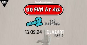 No Fun At All en concert à Paris, au Glaz’art, le 13 Mai