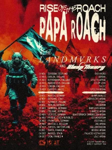Papa Roach revient en France en grande pompe !