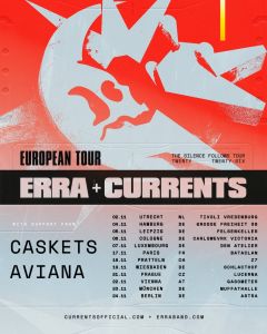 Currents et Erra en co-headline en novembre