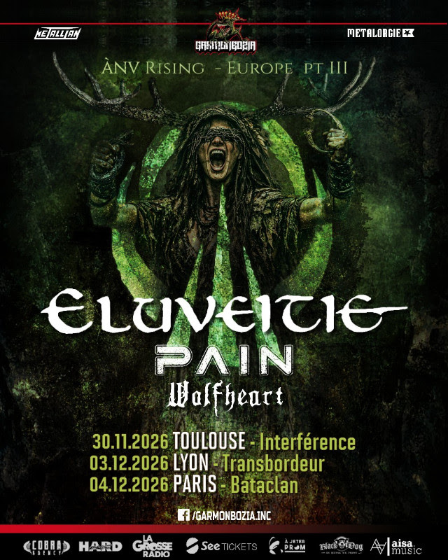 Eluveitie en fin d’année 2026 en France